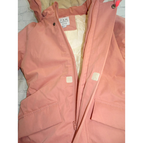 7AM Enfant Baby Snowsuit Coat - Printed Baby Zipper Snowsuits, Rose Dawn, 3T-4T - Picture 8 of 9